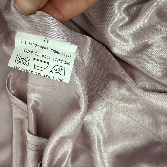 Relevry Jade Crepe Dress in Lilac - Picture 7 of 10